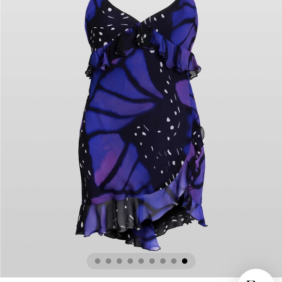 Rat & Boa Beatriz Butterfly Dress New with Tags XS - Picture 4 of 4